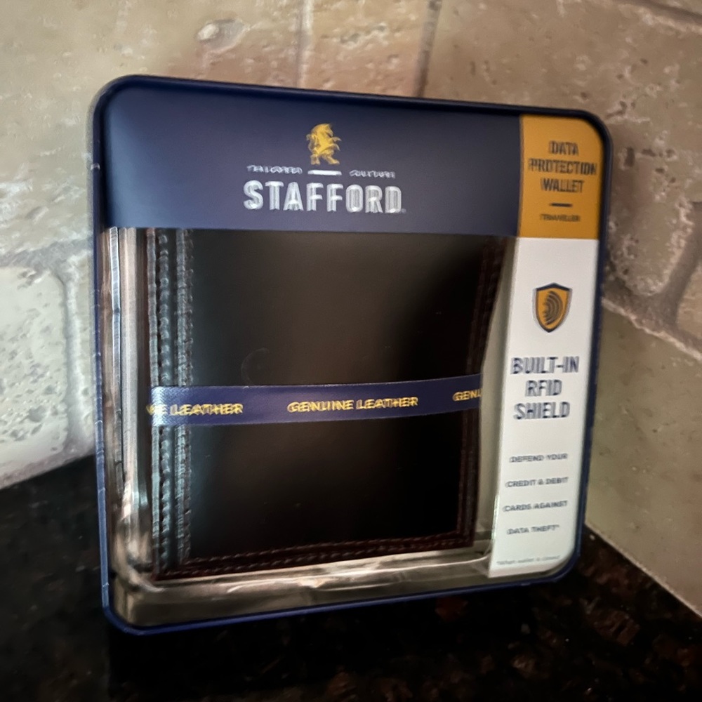 Mens Stafford RFID Shield Wallet